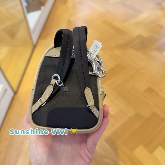 NWT Coach Mini Court Backpack Bag Charm with Lemon Print CAP03 - Picture 4 of 5